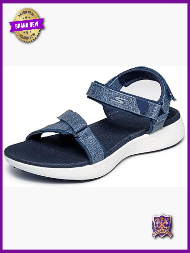 Spikeless Golf Sandals With Cushioned Footbed, Hook & Loop Closure